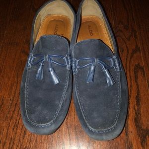 Navy Suede Aldo loafers